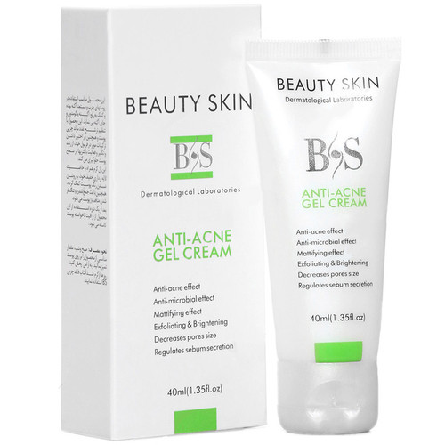 ژل کرم ضد جوش بی اس بیوتی اسکین مدل sebum & acne حجم 40 میلی لیتر