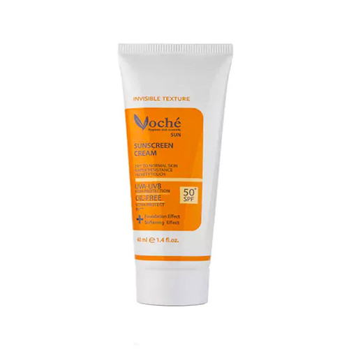 کرم ضد آفتاب بیرنگ وچه مدل SPF50 مناسب پوستهای چرب حجم 40 میلی لیتر