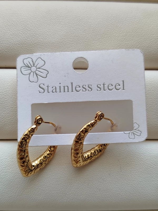 گوشواره  چفتی طرح طلا کد 72
