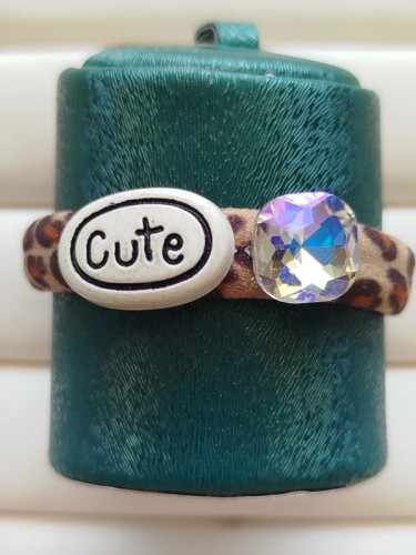 کش مو پلنگی نگین cute کد 26