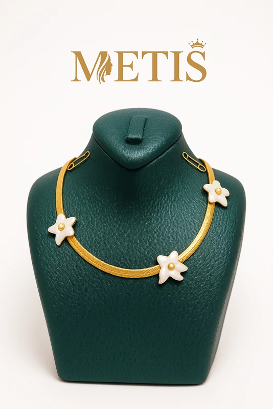 گردنبند ماری طرح پروانه ای  کد 4