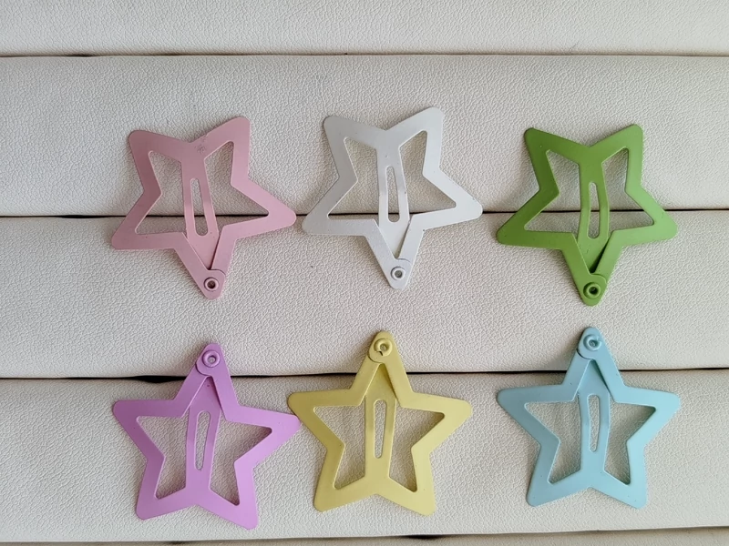 گل سر تق تقی ستاره ای رنگی کد 65