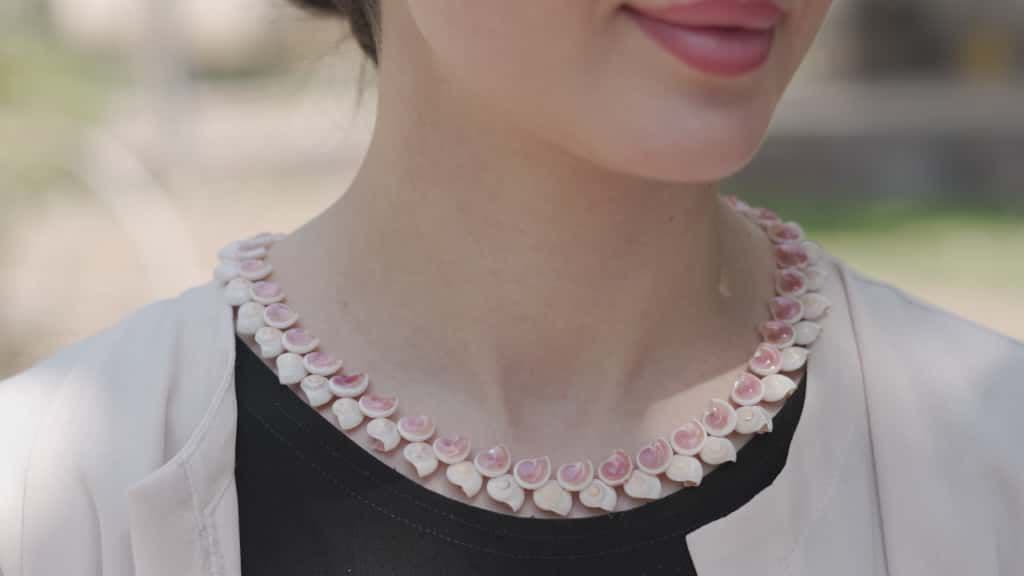گردنبند صدف طبیعی🐚
