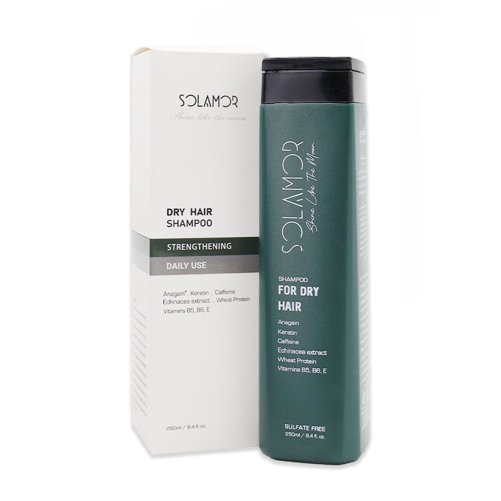 شامپو تقویت کننده موی خشک سولامور حجم 250ml