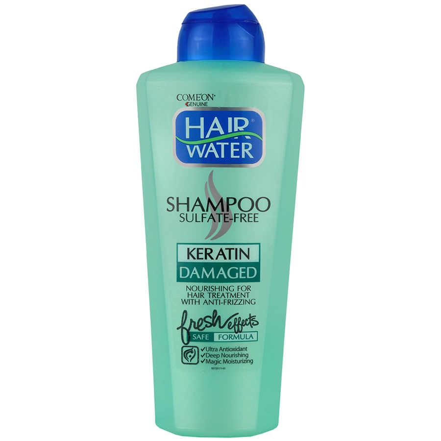 شامپو کراتینه فاقد سولفات هیر واتر حجم 400ml