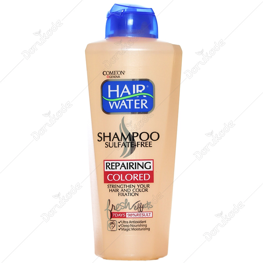 شامپو موهای رنگ شده هیر واتر حجم 400ml