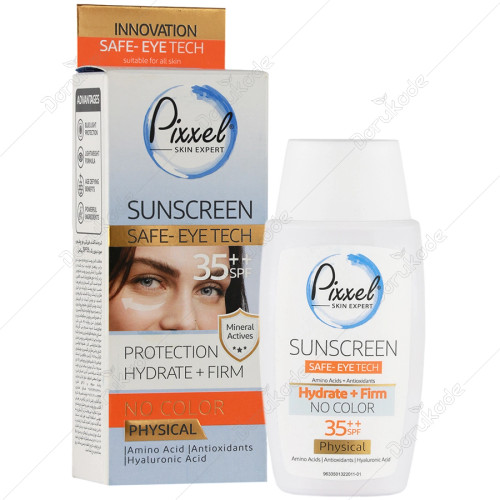 کرم ضد آفتاب دور چشم و صورت SPF35 پیکسل (بی رنگ)