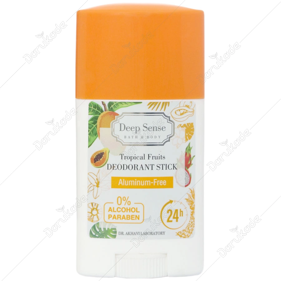 دئودورانت خوشبو کننده بدن تروپیکال 40g دیپ سنس