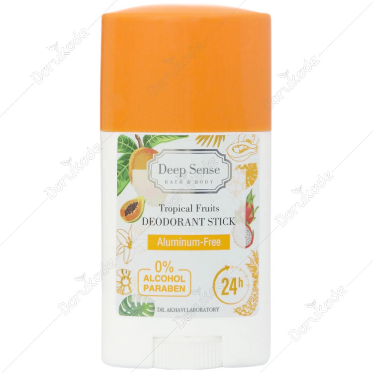 دئودورانت خوشبو کننده بدن تروپیکال 40g دیپ سنس