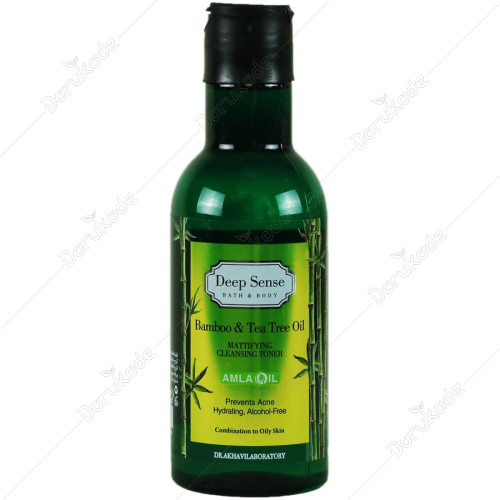 تونر پاک کننده و مرطوب کننده درخت چای و بامبو 160ml دیپ سنس