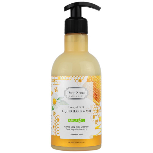 مایع دستشویی کرمی شیر عسل 400ml دیپ سنس