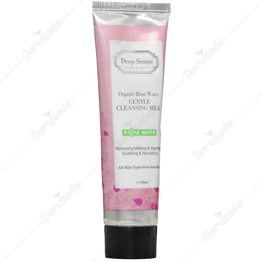 شیر پاک کن گلاب 100ml دیپ سنس