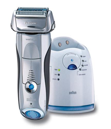 ماشین اصلاح صورت براون مدل Pulsonic 9595 با پایه Clean & Renew وارداتی