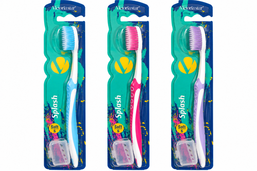 مسواک نرم ویکتوریا استار مدل Splash Soft